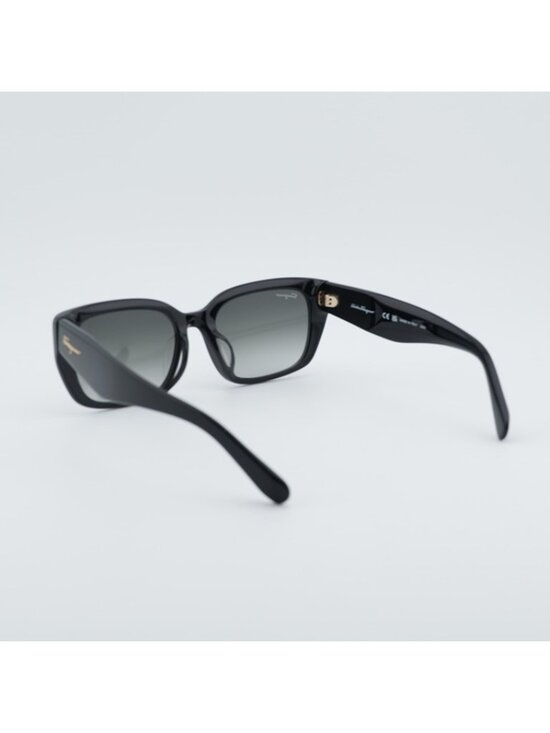 Salvatore Ferragamo SF1094SLB 001 Sunglasses Black Square Frame, Grey Lenses main image 9